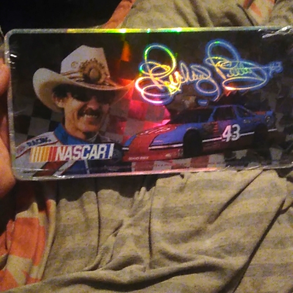 New vintage Richard Petty license plate